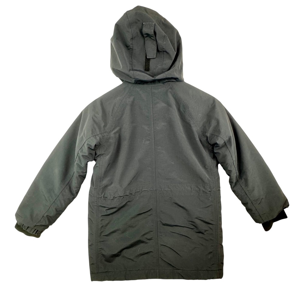 Lands End Kids Squall Parka Jacket Black Waterproof Insulated 511342 Size S 8 - Picture 12 of 16